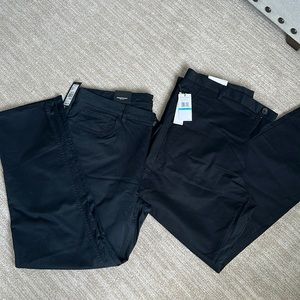 selling two brand new Calvin Klein & kenneth cole  black straight pant 36w x 30l